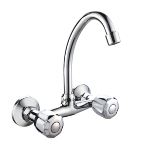 AMOK-99- Style Classic, Double handle Wall Mounted kitchen mixer