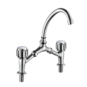 FERK-11B-style (classic)-Double handle deck mounted sink mixer
