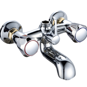 WKT B01 double handle wall mounted bath mixer