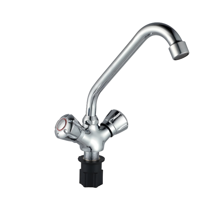 WSKT-M1 , style (classic), Double handle deck mounted sink mixer